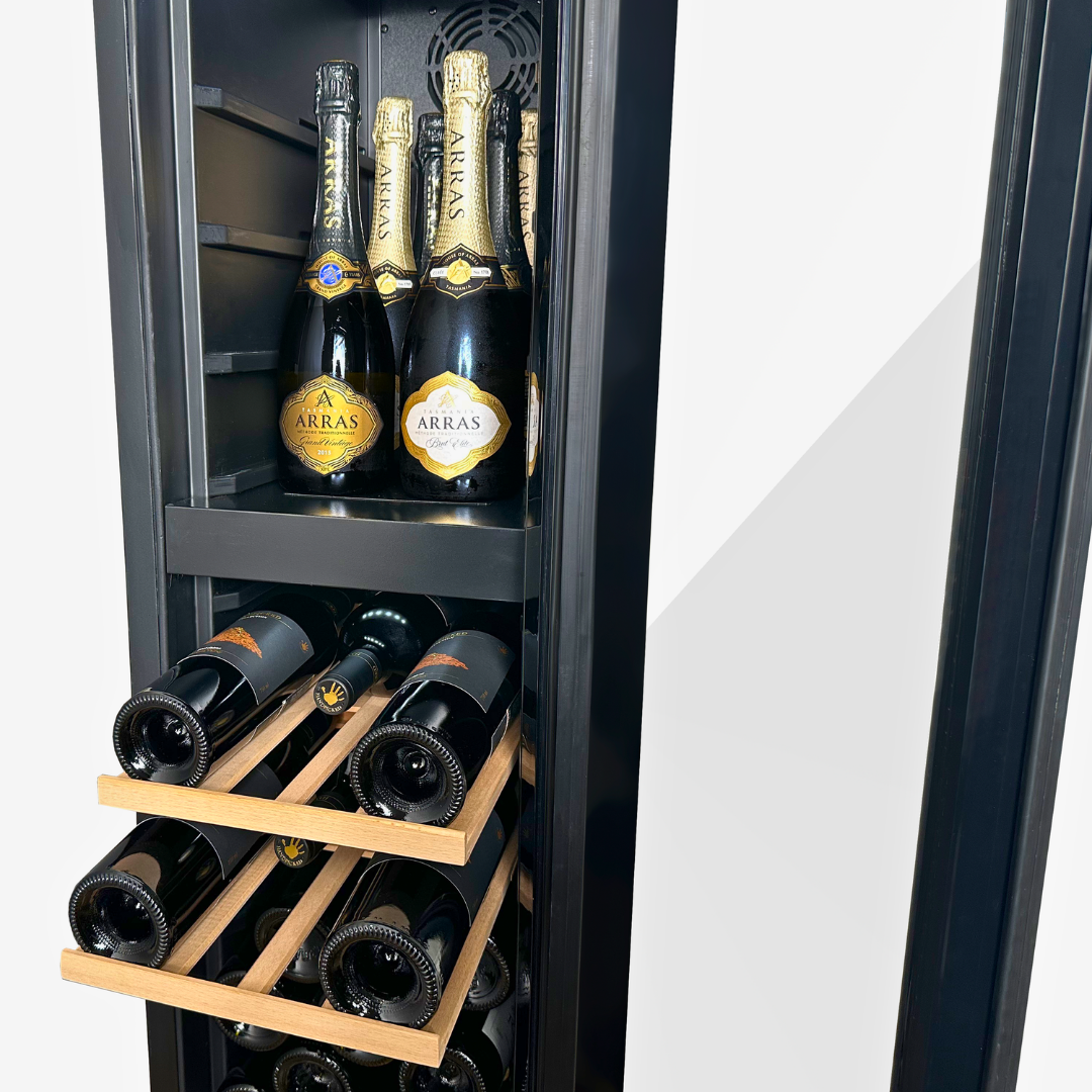 AGCS70VN2Z Cave à vin 2 zones faible largeur jusqu'à 68 bouteilles LeCépage