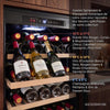 Cave à vin de vieillissement AGCV220VN1ZBI Lecépage 209 bouteilles Porte verre noire