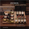 Cave à vin de vieillissement AGCV220VN1ZBI Lecépage 209 bouteilles Porte verre noire