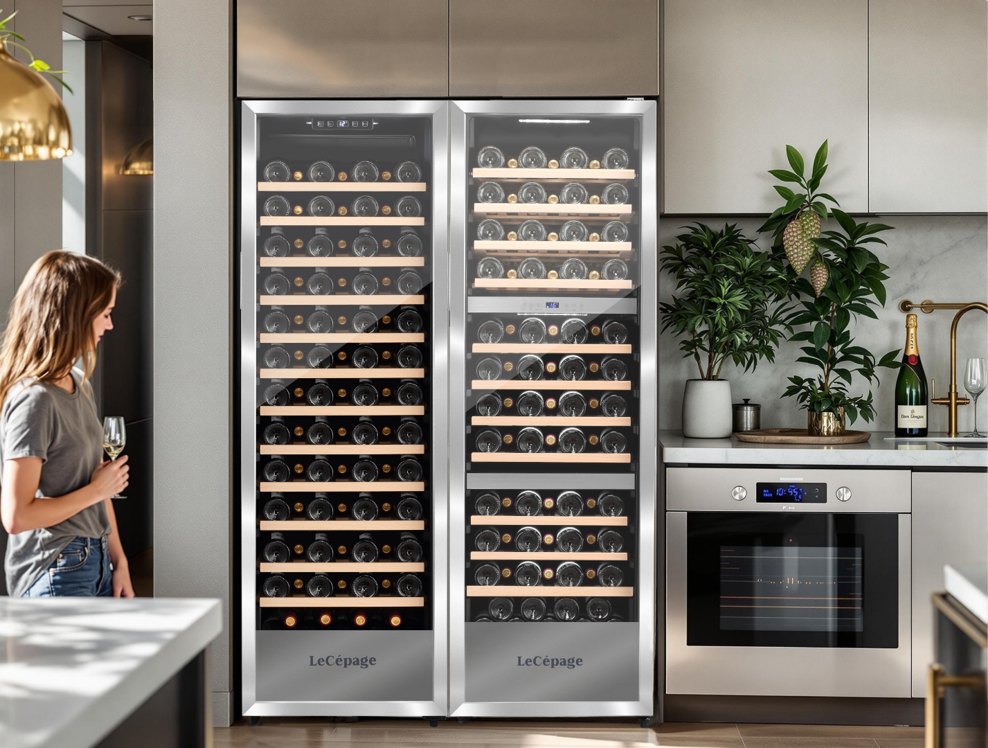 AGK1403ZPVXFS 98 Bouteilles Triple Zone Polyvalente | LeCépage