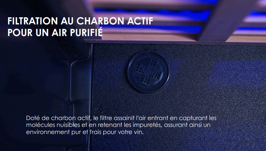 FILTRE À CHARBON ACTIF FAGCV234 LÉCEPAGE POUR LES CAVE À VIN AGCV230-240 | LeCépage