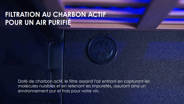 FILTRE À CHARBON ACTIF FAGCV234 LÉCEPAGE POUR LES CAVE À VIN AGCV230-240 | LeCépage