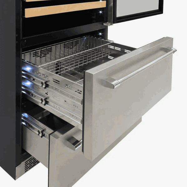AGCS600VX2DP Cave à Vin et à Boissons à Triple Zone| LeCépage